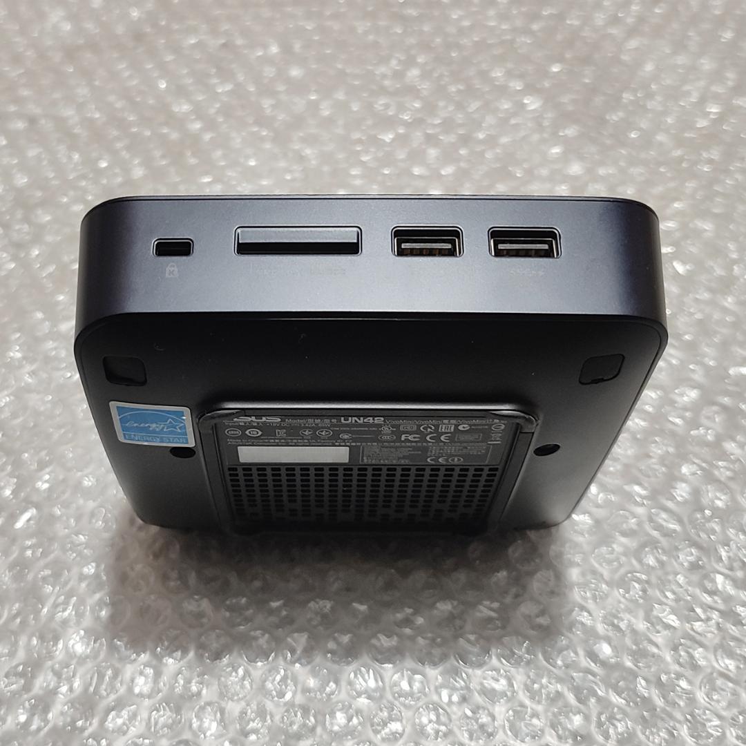 ミニPC ASUS UN42 Win11 SSD128GB メモリ8GB AC付