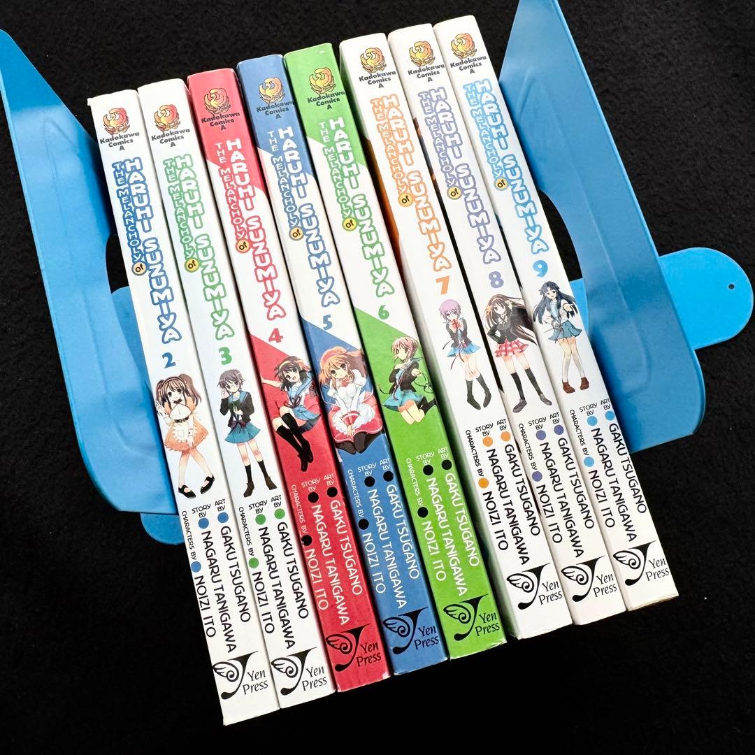 【英語版】涼宮ハルヒの憂鬱 2巻〜9巻「Haruhi Suzumiya」谷川流