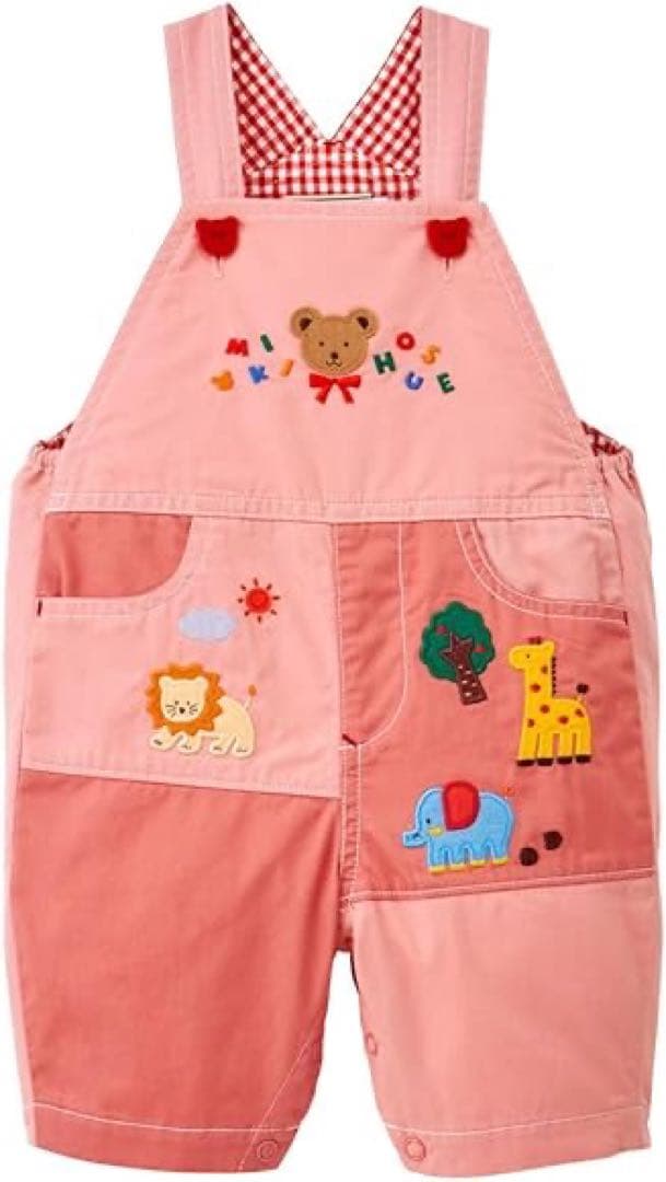 【 MIKIHOUSE 】6分丈オーバーオール