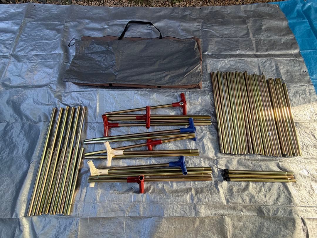 【hito2様用】オガワ　ロッジシェルターTC【ポール、ペグ他】②