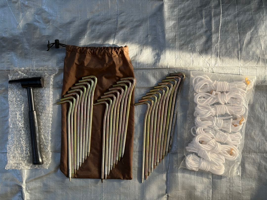 【hito2様用】オガワ　ロッジシェルターTC【ポール、ペグ他】②