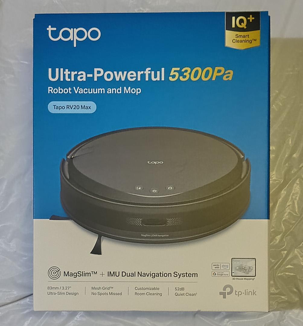 Tapo 薄型ロボット掃除機 TP-Link Tapo RV20 Max