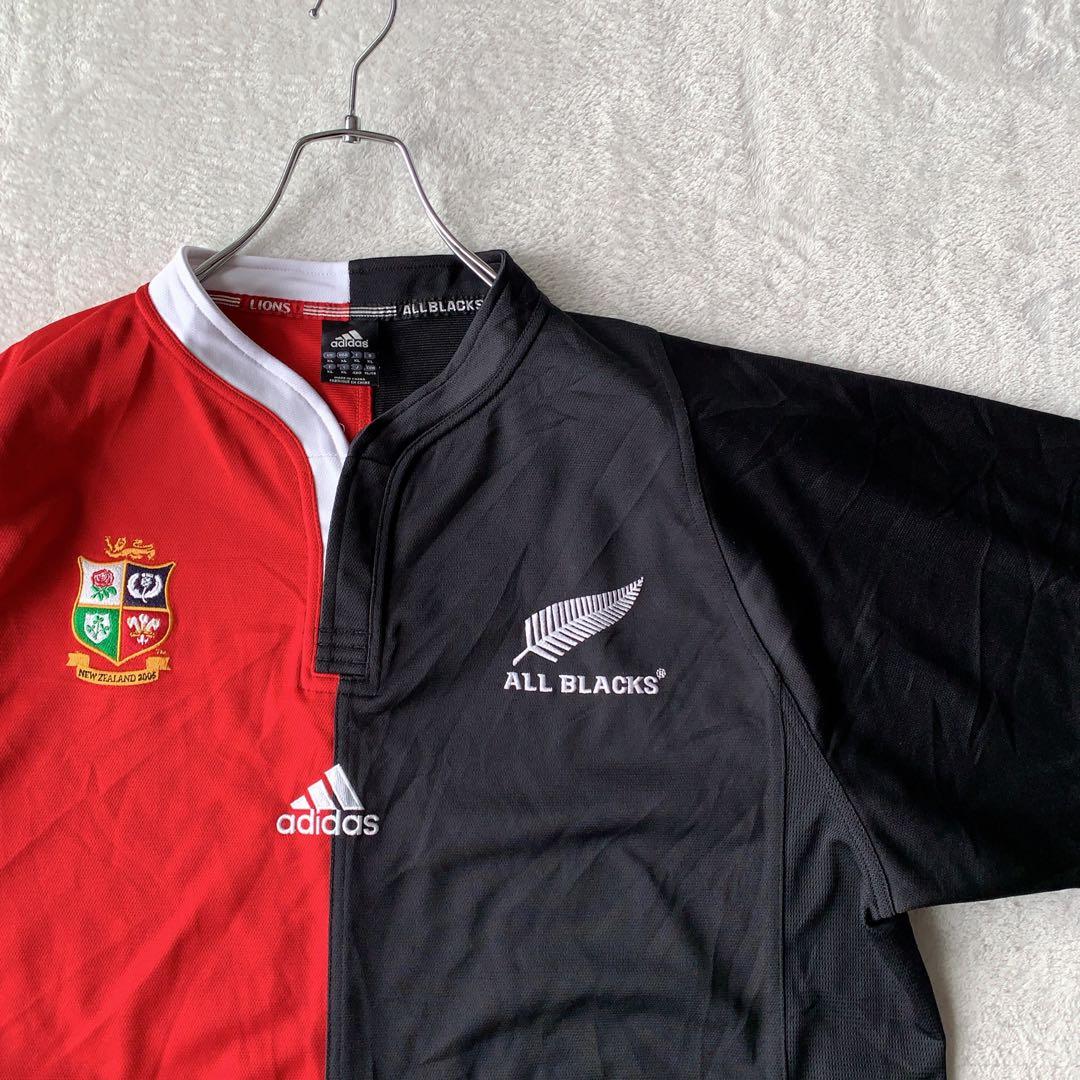 超希少 アディダス製 B&I Lions 05年 遠征 記念 オールブラックス