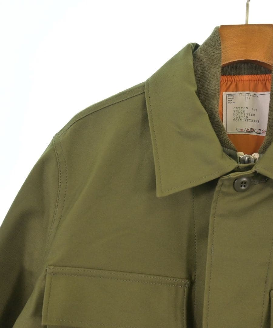 sacai × WTAPS Cotton Back Satin Jacket