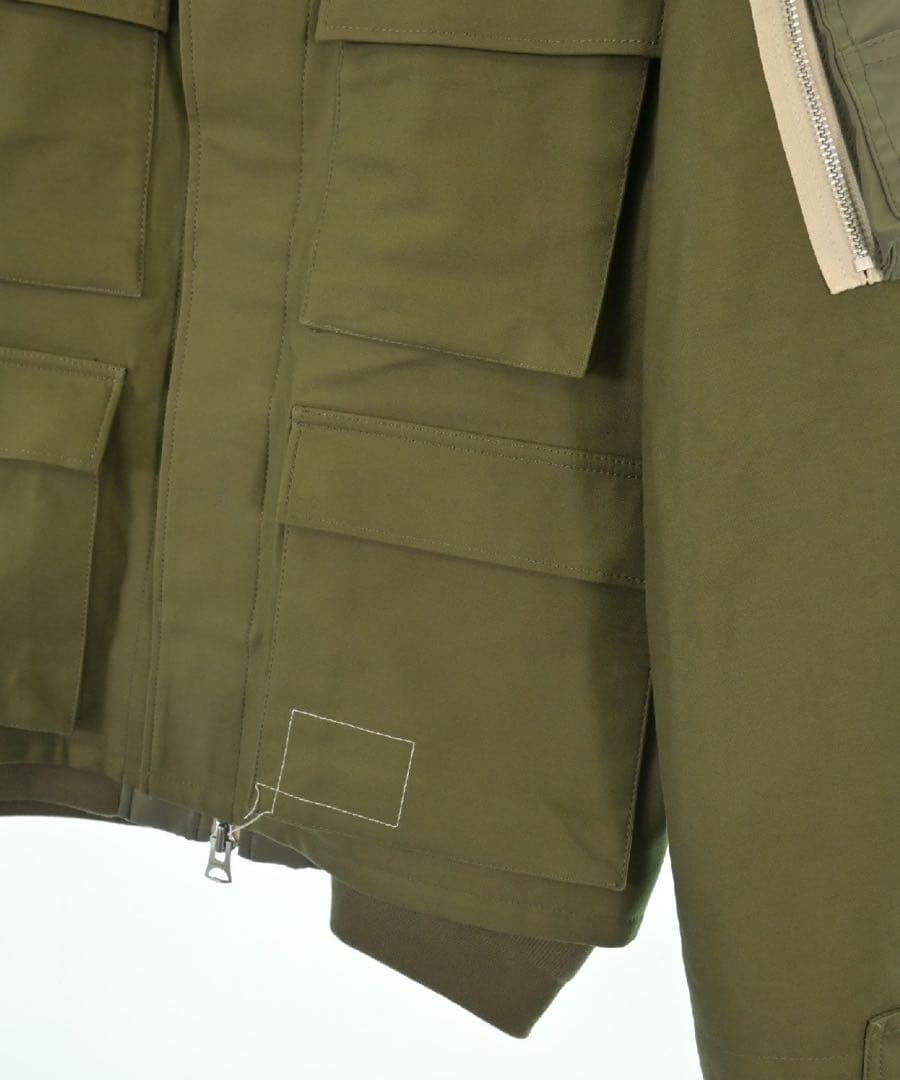 sacai × WTAPS Cotton Back Satin Jacket