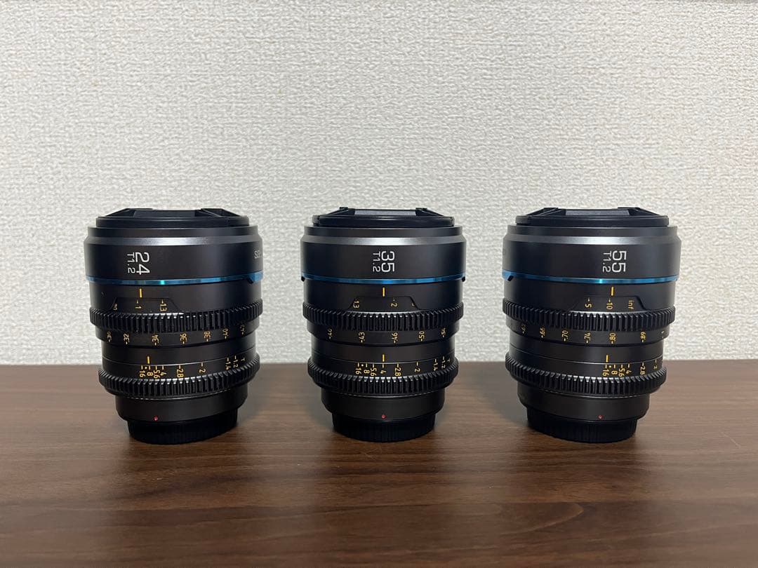 SIRUI Night Walker 24,35,55mm T1.2 Eマウント