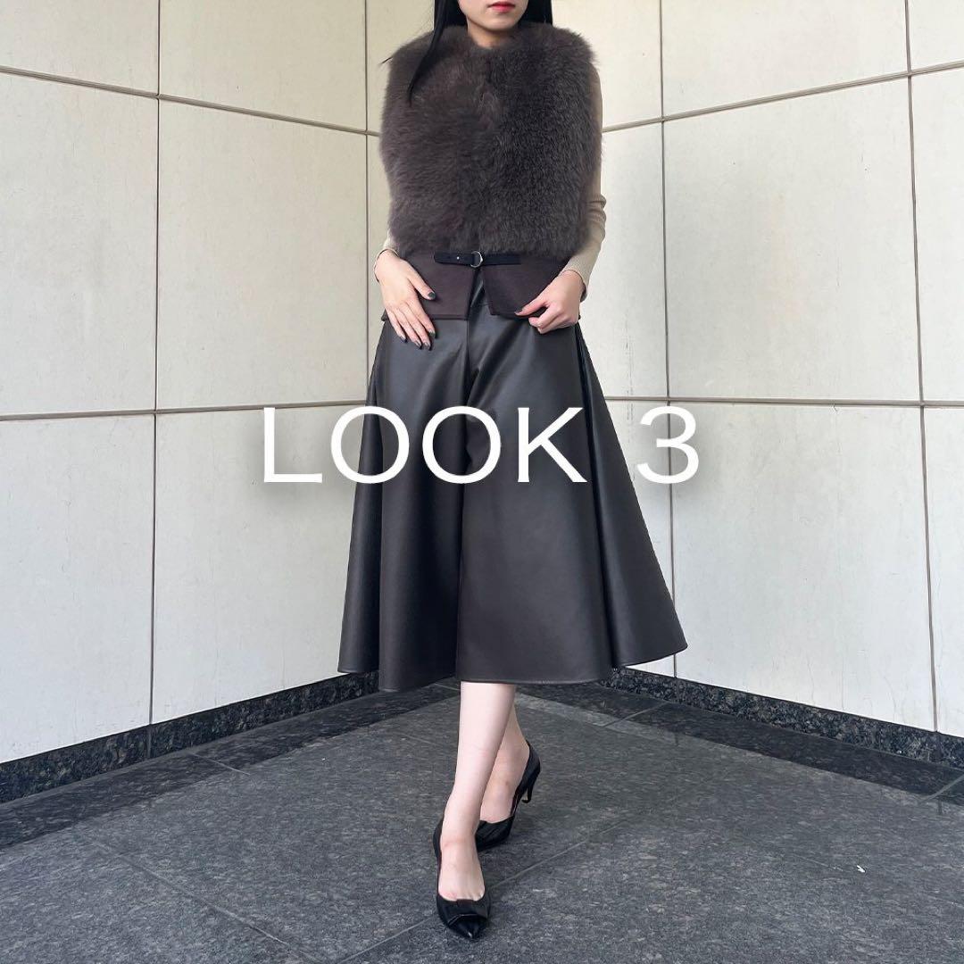 新品未使用★ダブルスタンダードsov. フォックスファー ベスト ジレ