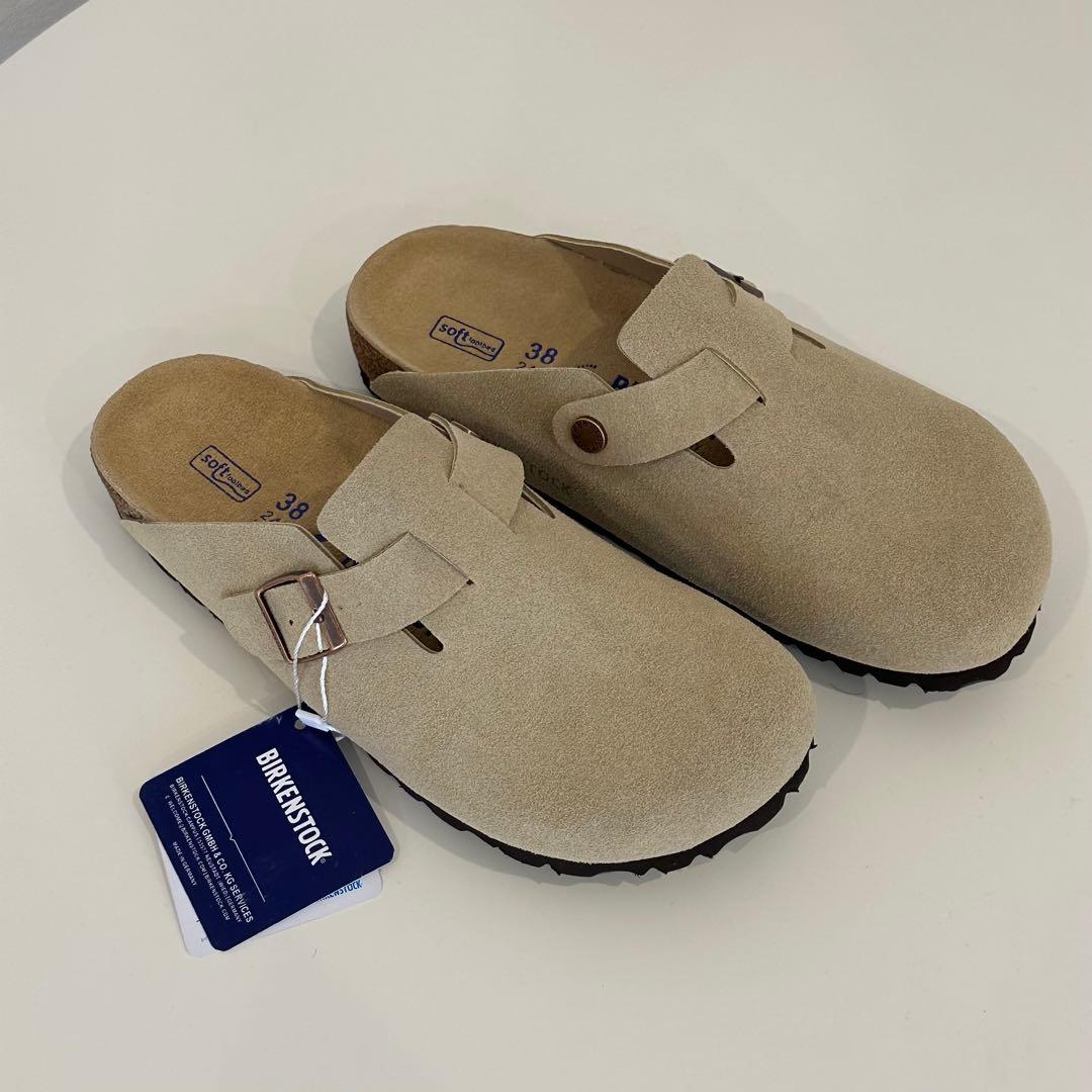 靴 BIRKENSTOCK BOSTON TAUPE