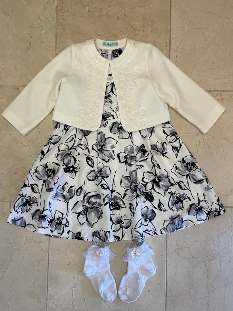 ハッカキッズ セレモニー ボレロ ワンピース 120cm