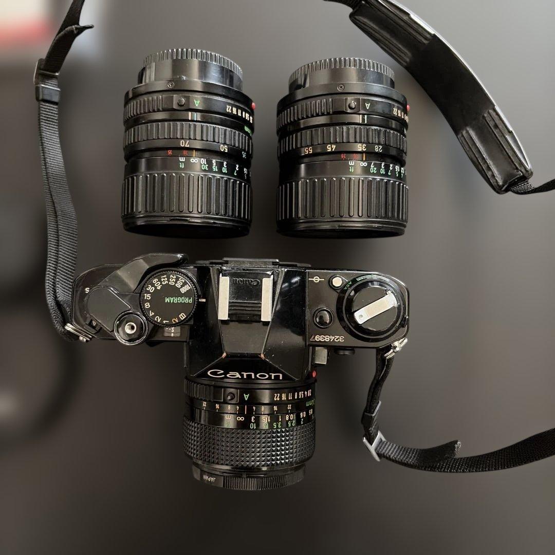 Canon AE-1PROGRAM いろいろセット　ジャンク品 使用説明書付き