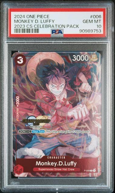 PSA10 2024 MONKEY D. LUFFY 海外CS プロモ