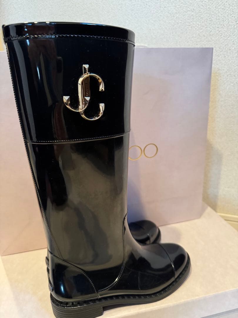 JIMMY CHOO ブラック長靴