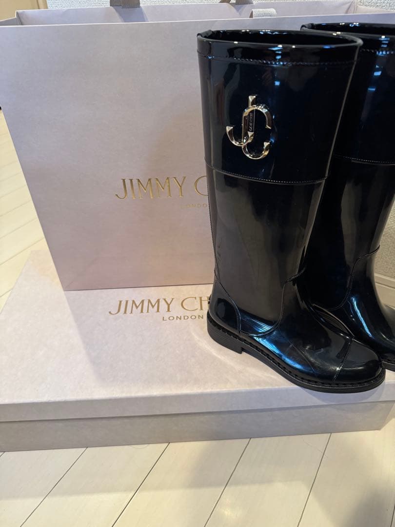 JIMMY CHOO ブラック長靴