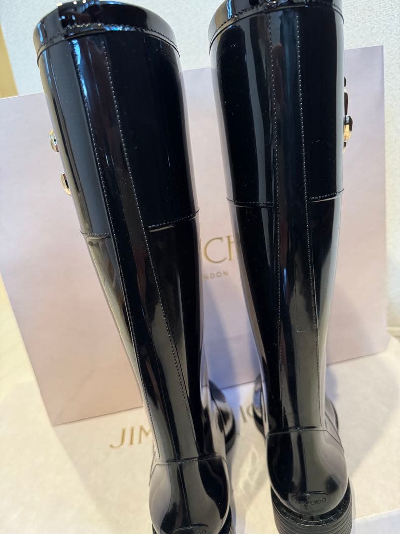 JIMMY CHOO ブラック長靴