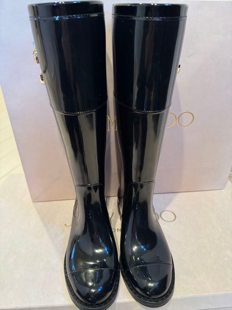 JIMMY CHOO ブラック長靴