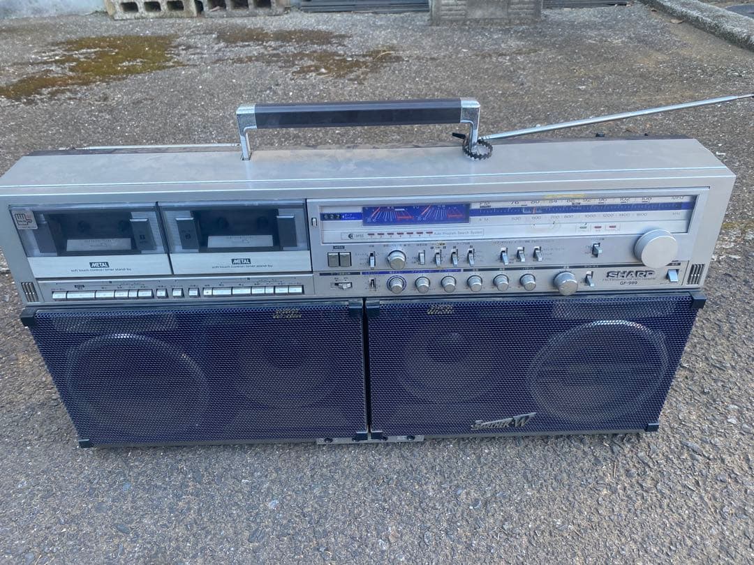 SHARP GF-999 ラジカセ FM/AM ジャンク
