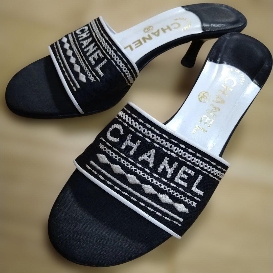 確実正規品！レア　シャネルミュール　シャネルサンダル　シャネル靴　CHANEL