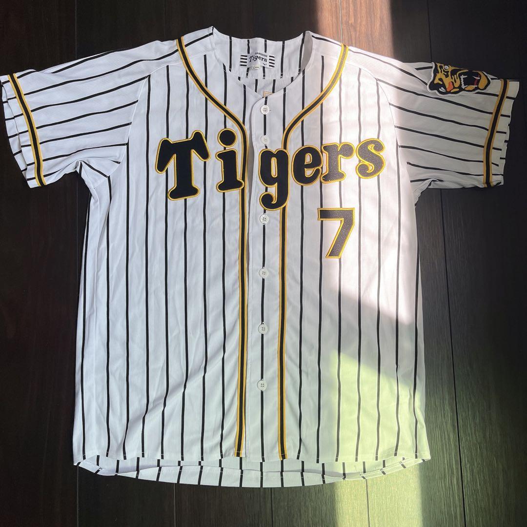 阪神タイガース　糸井　7番　ユニフォーム　刺繍　虎　希少　Lサイズ