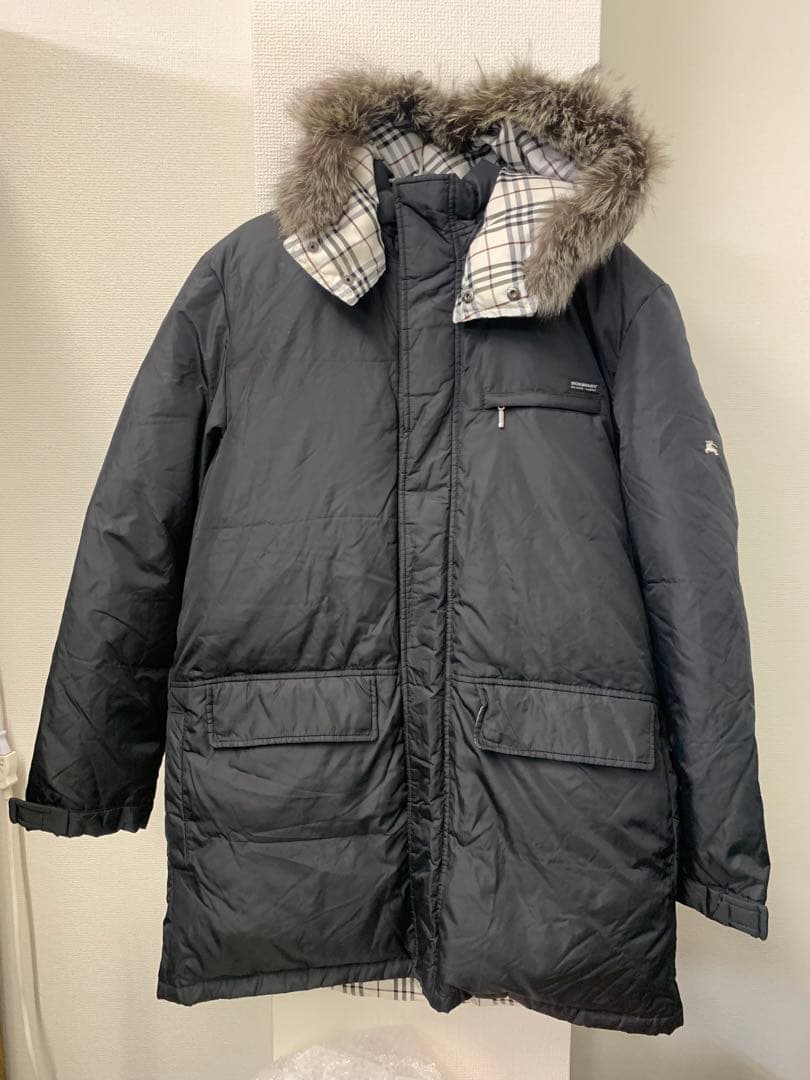 Burberry Black label ナイロン　ダウンジャケット　LL