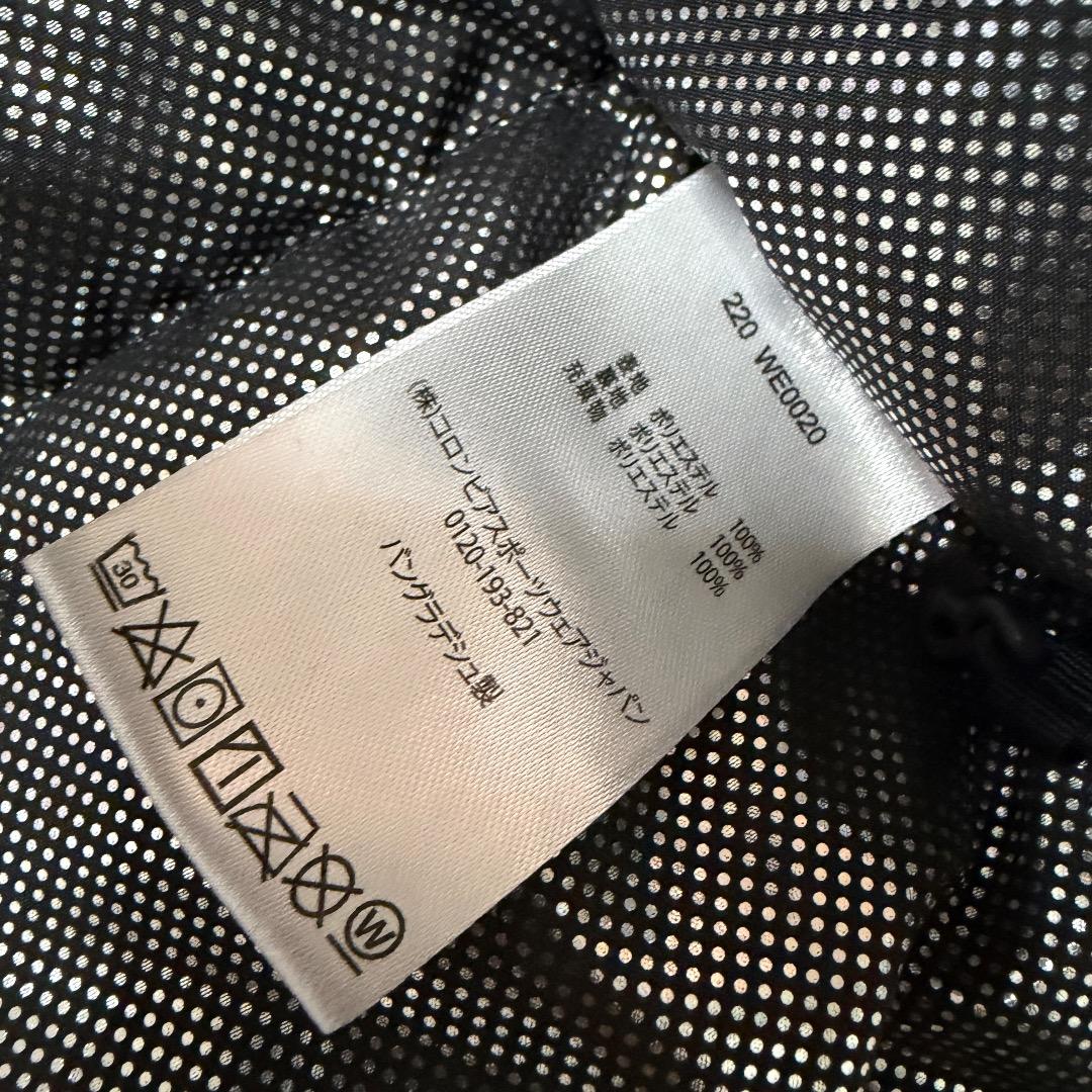 【大人気】　極暖‼️ Columbia ダウン ドローコード付き　黒　L