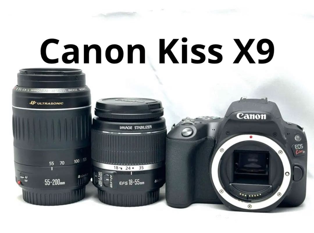 Canon EOS kiss x9 ダブルズームレンズセット♪安心フルセット♪