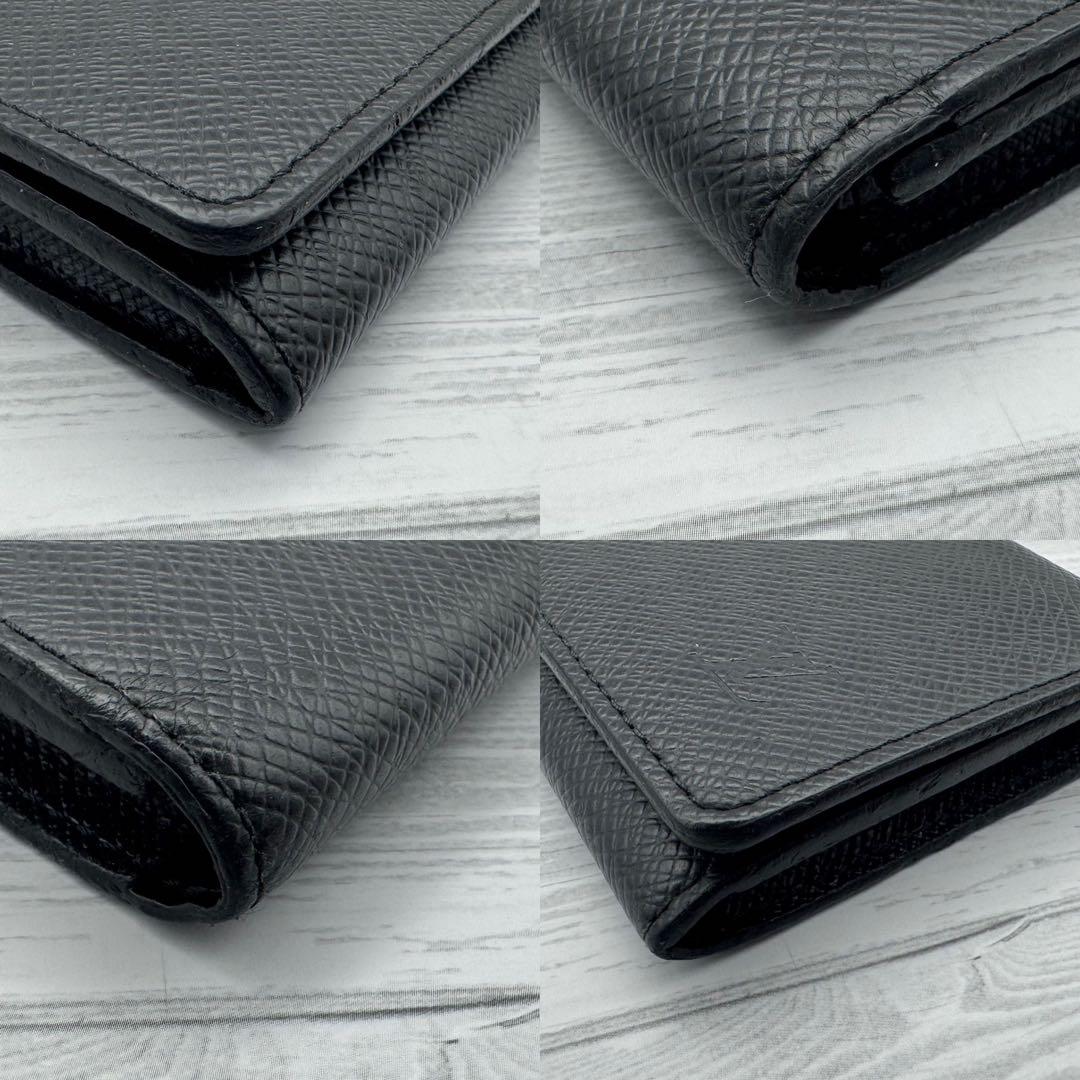 【美品】ルイヴィトン　タイガ アンヴェロップ カルト ドゥ ヴィジット