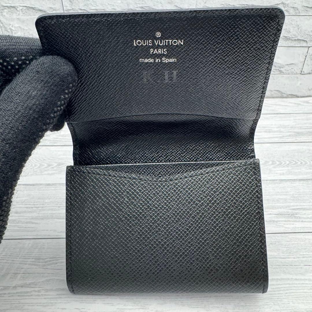 【美品】ルイヴィトン　タイガ アンヴェロップ カルト ドゥ ヴィジット