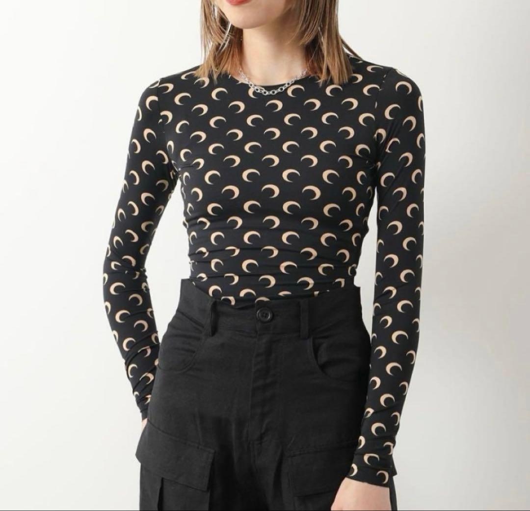 Marine Serre マリーン セル ロンT カットソー M