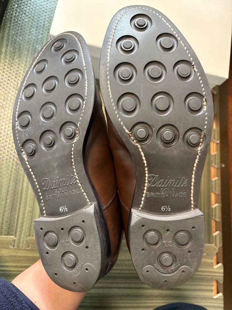 シェットランドフォックス コベントリー ストレートチップ ダークブラウン24.5