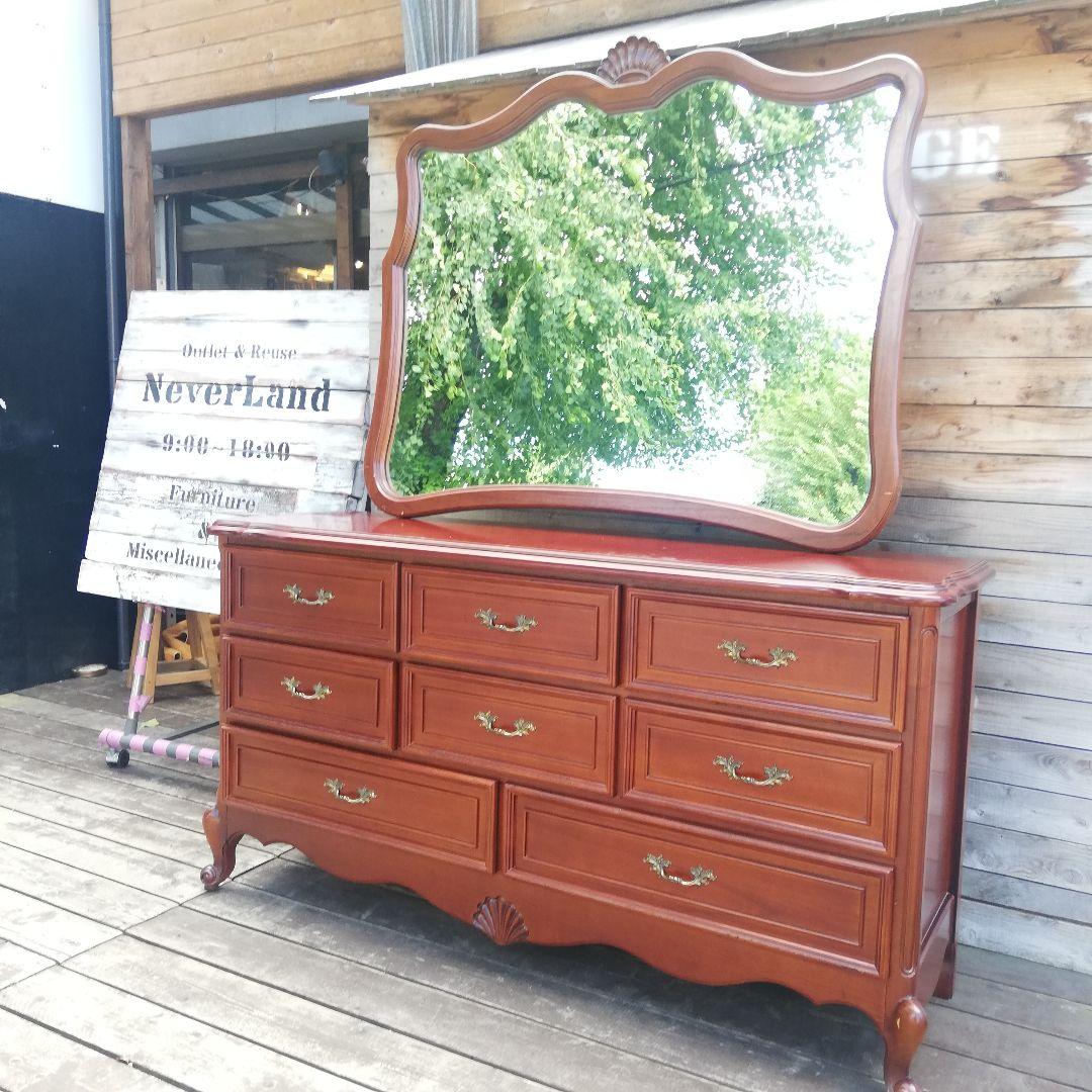 M♦送料込　専用アンティーク 猫脚　ロココスタイル ドレッサー チェスト 鏡台