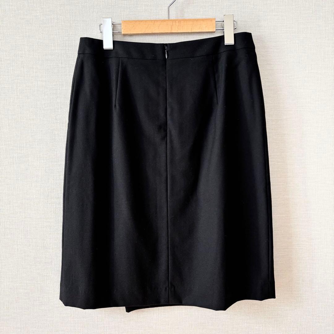 極美品✨23区 ウールリッチサキソニー ノーカラージャケットスーツ セットアップ