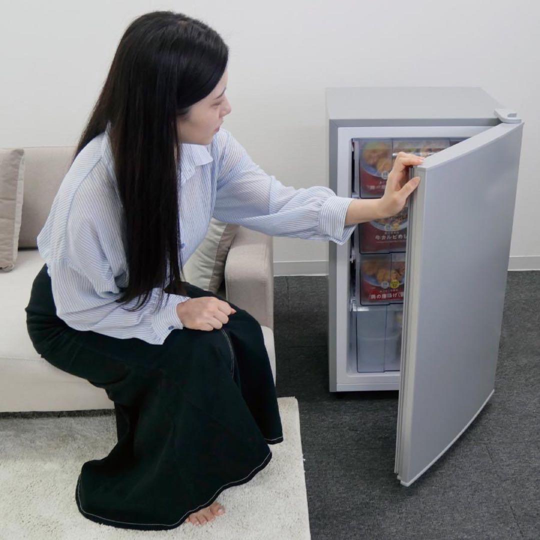 冷凍庫 冷凍食品 保存 60L 小型 家庭用 静音 ノンフロン セカンド冷凍庫