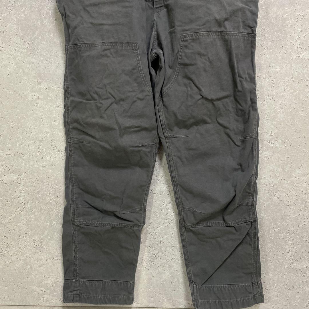 カーハート　オーバーオール　ダブルニー　ビックサイズ　グレー　W46 L34