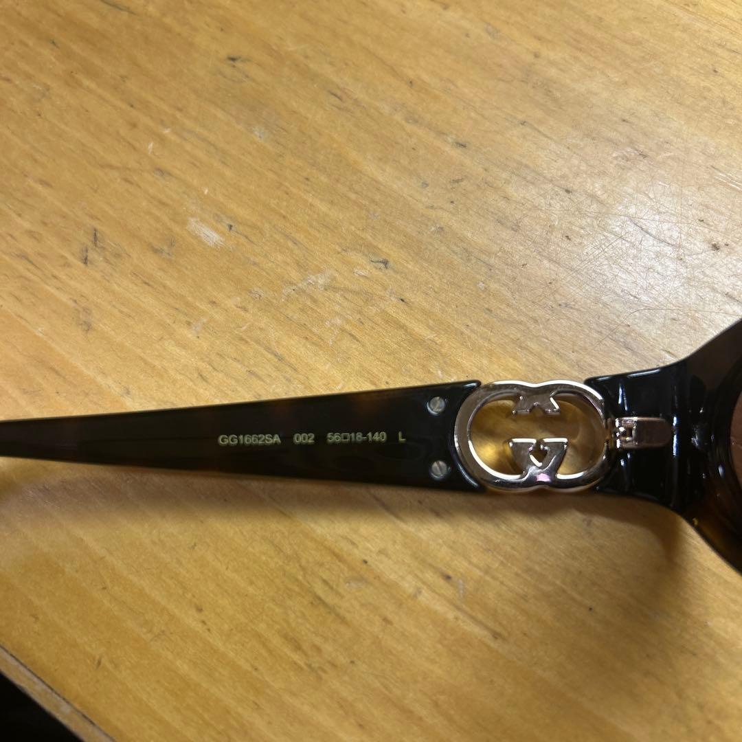 金欠です。 【GUCCI/グッチ】オーバル サングラス GG1662SA 002
