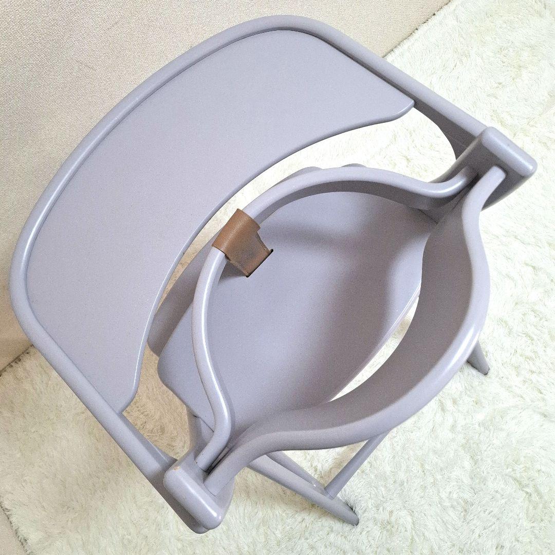 【美品】大和屋 アッフルチェア ハイチェ 椅子 ベビー テーブル ガード付き