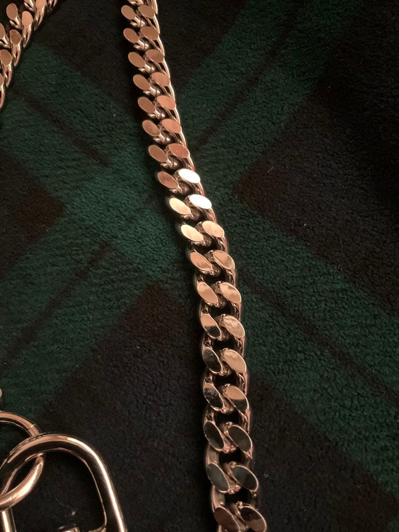 もみ　RAF SIMONS ウォレットチェーン シルバー