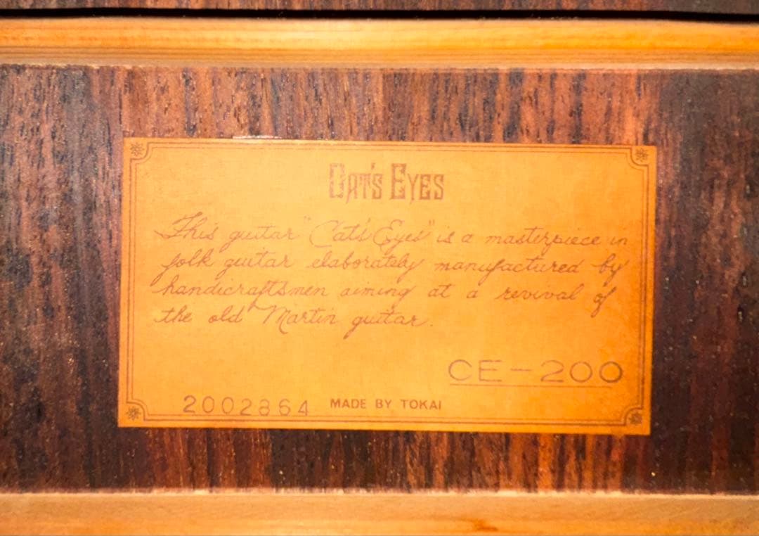 Cat's Eyes アコースティックギター　CE-200