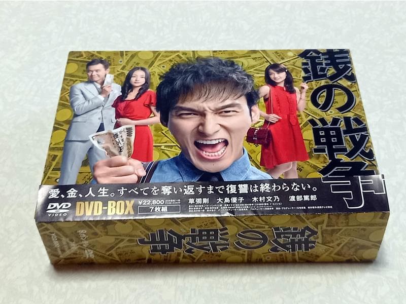 美品 銭の戦争 DVD BOX 草彅剛大 島優子 木村文乃