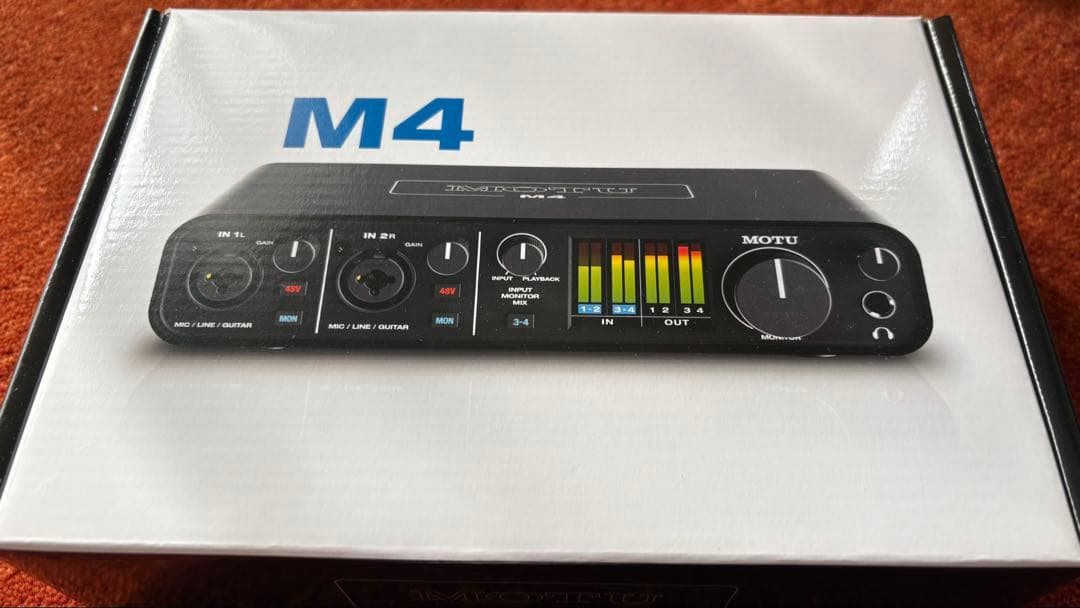 新品未開封　MOTU M4 4 in 4 out オーディオインターフェイス