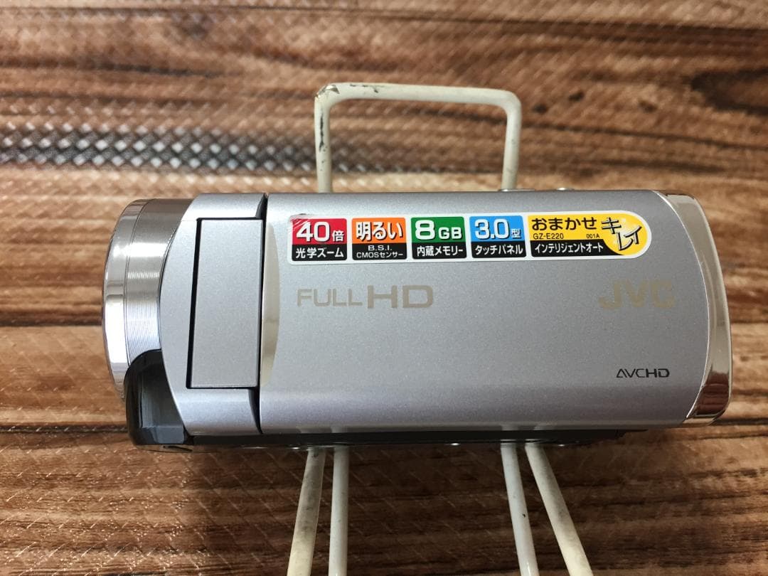 超美品　撮影画像あり　JVC　GZ-E220　付属品有　FULLHD　光学40倍