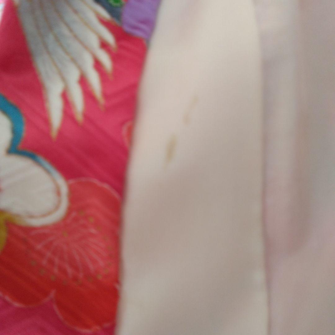 未使用　十三参り用着物　長襦袢　　袷　正絹　保管品