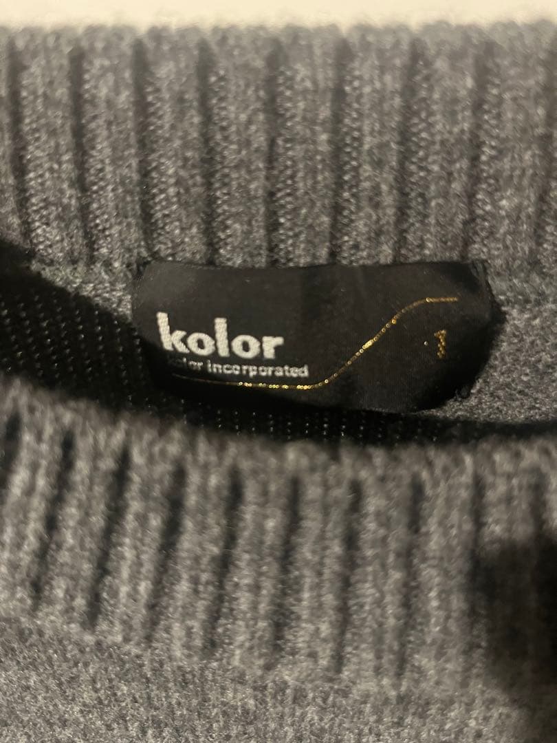 ダ*ヤ様 kolor 21AW レイヤードニット 21WCM-N04304