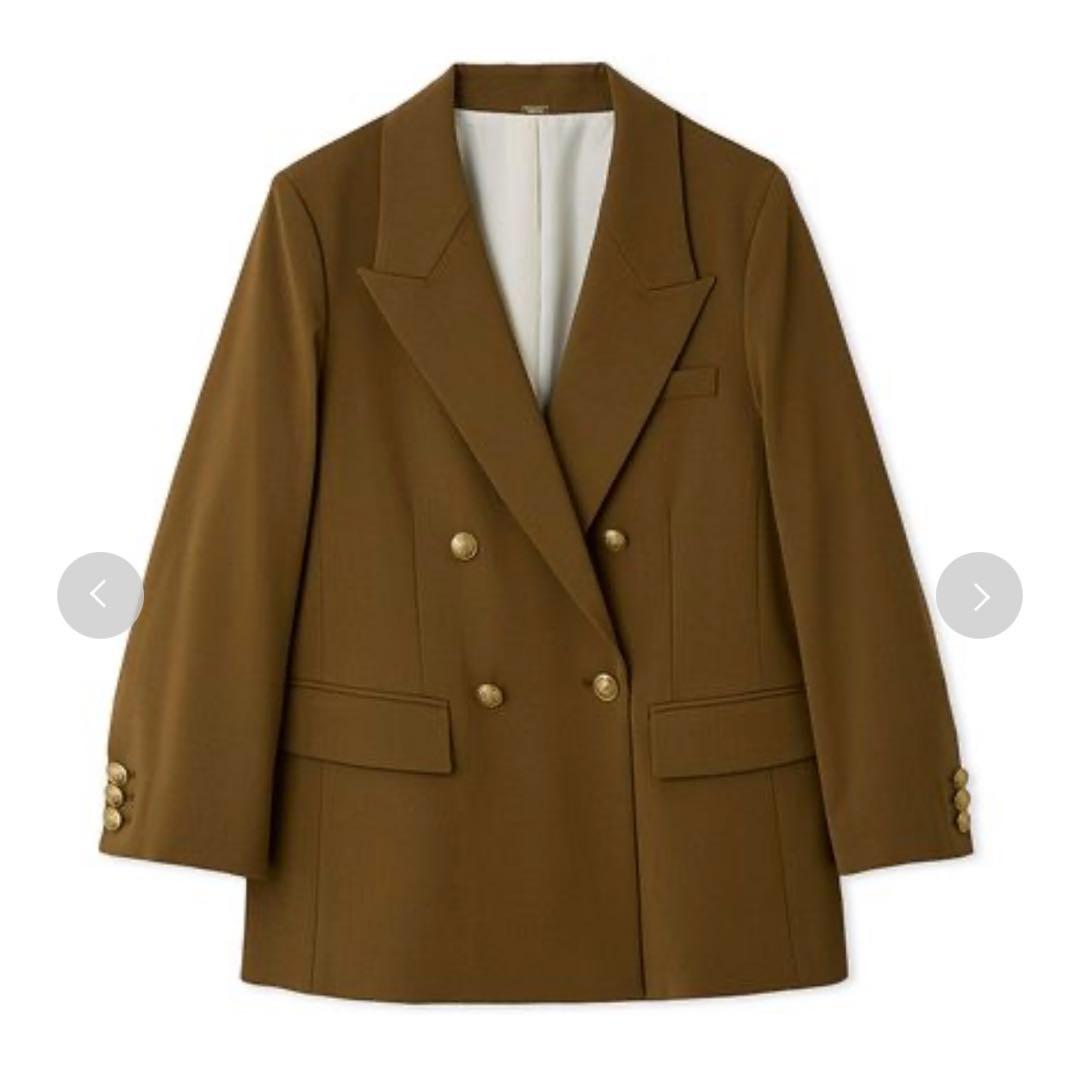 【ともまま】Mila Owenダブルブレストブレザー テーラードジャケット