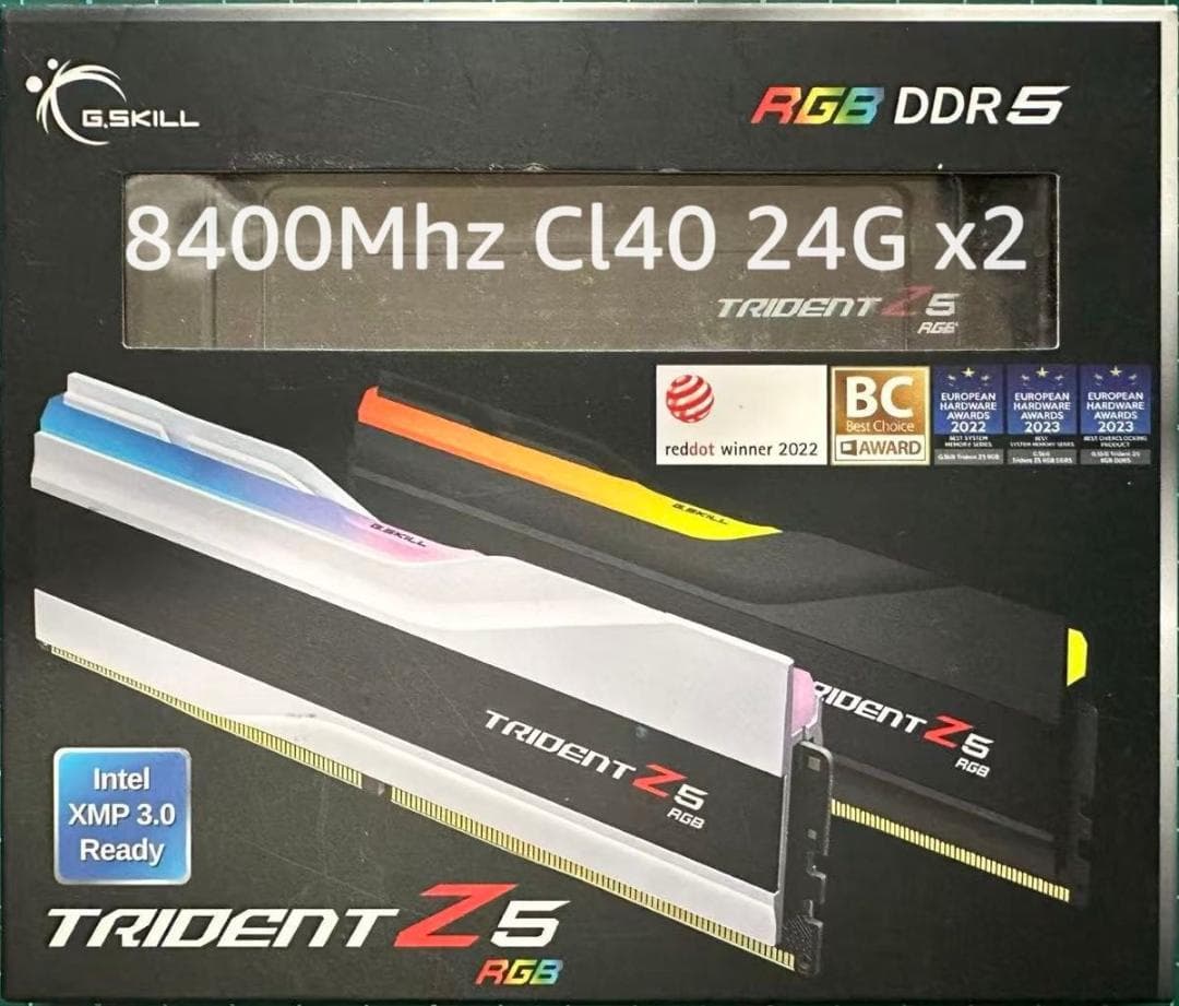 G.Skill メモリ DDR5-8400 CL40-52-52 24GBx2