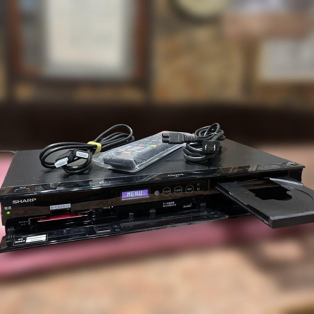 シャープ BD-W570 12倍録 1000GB換装！新品リモ等フル装備 完動品