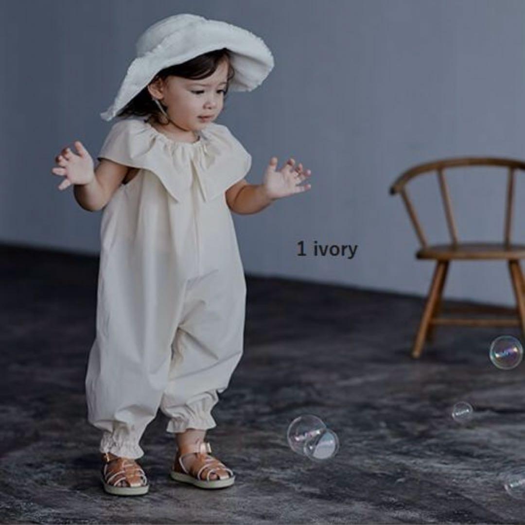 MARLMARNLフリル付きプレイウエア アイボリー80