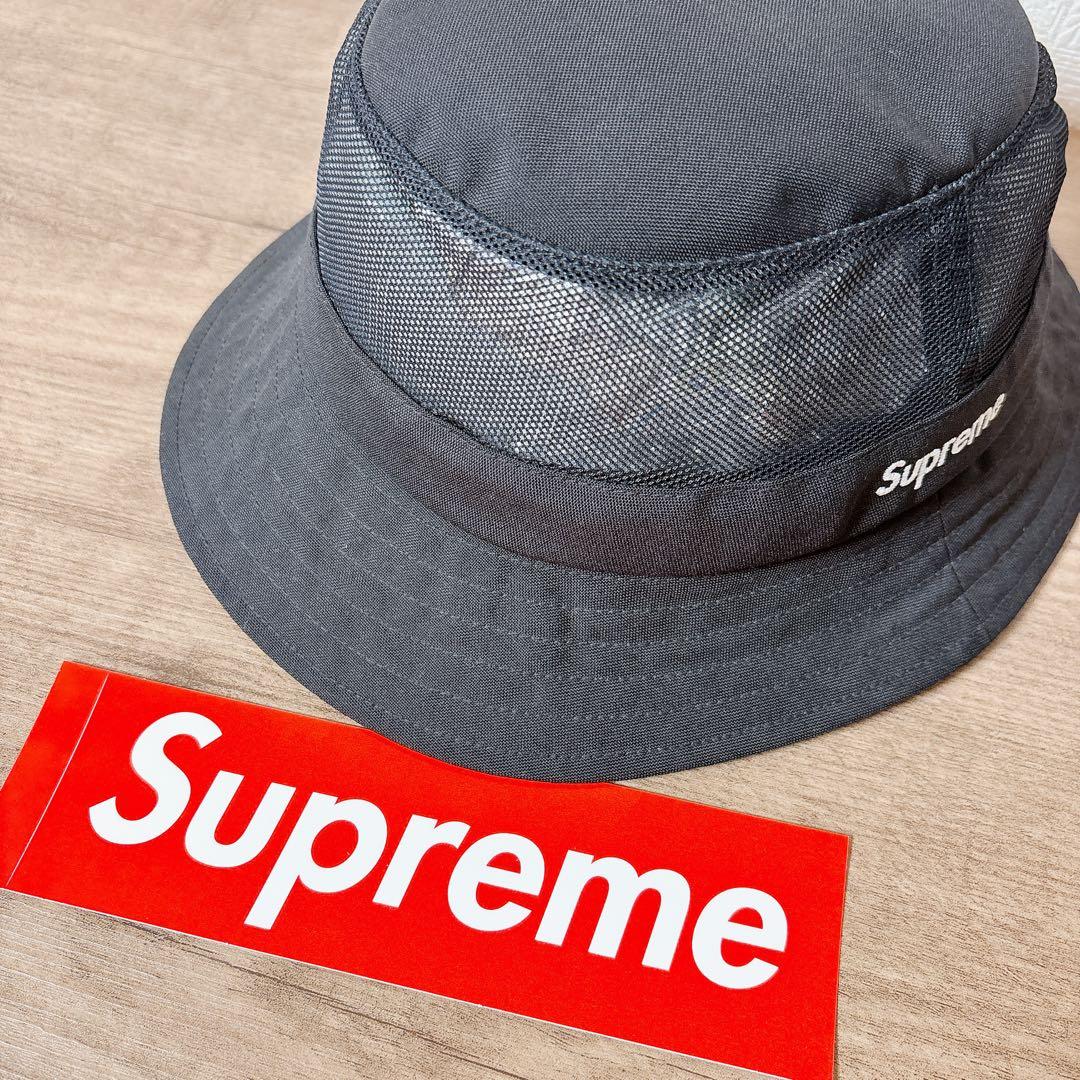 正規品　Supreme バケットハット　ハット　帽子　アメリカ製　ブラック　黒