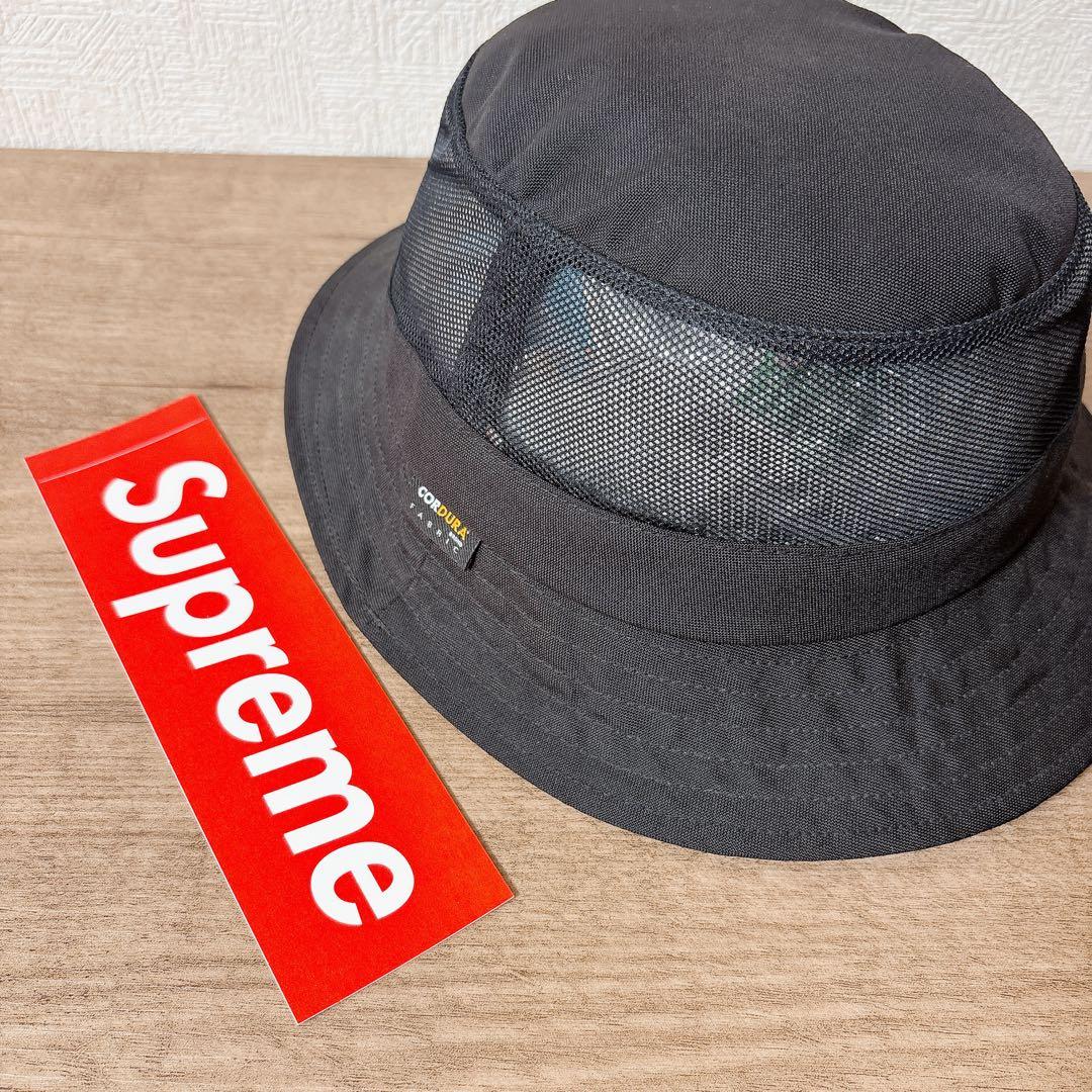 正規品　Supreme バケットハット　ハット　帽子　アメリカ製　ブラック　黒