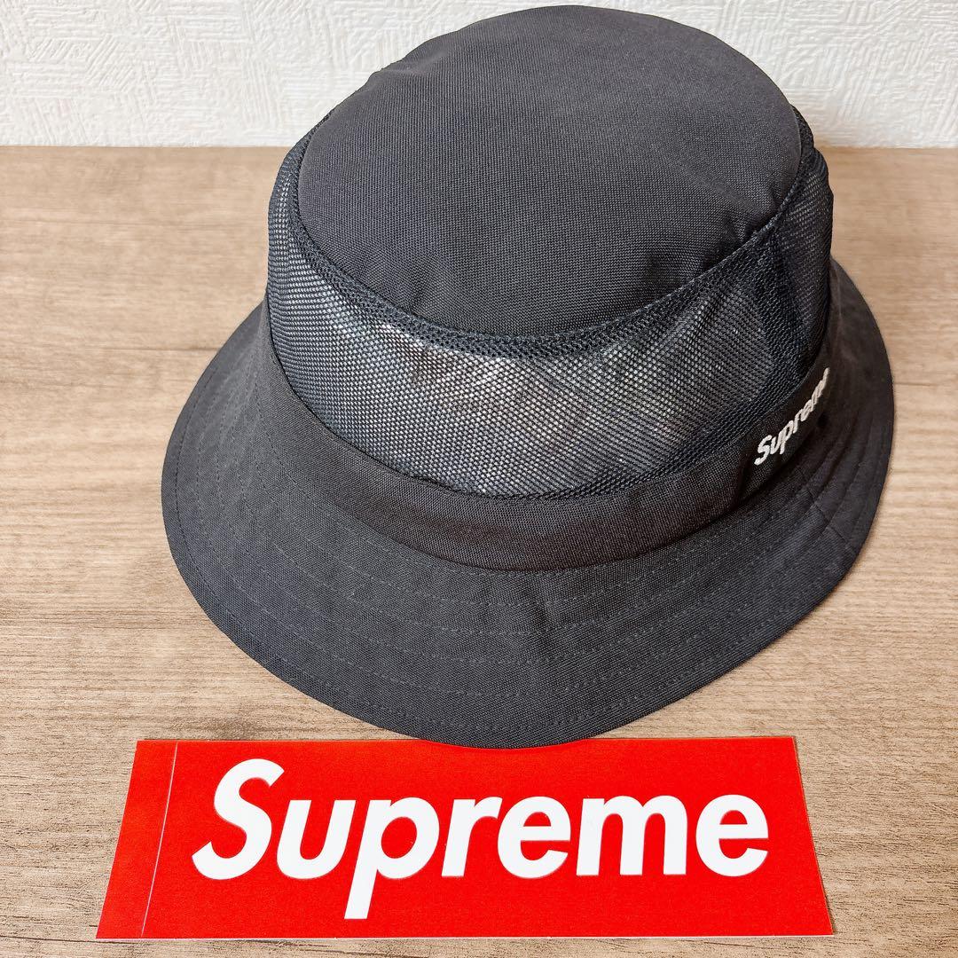 正規品　Supreme バケットハット　ハット　帽子　アメリカ製　ブラック　黒