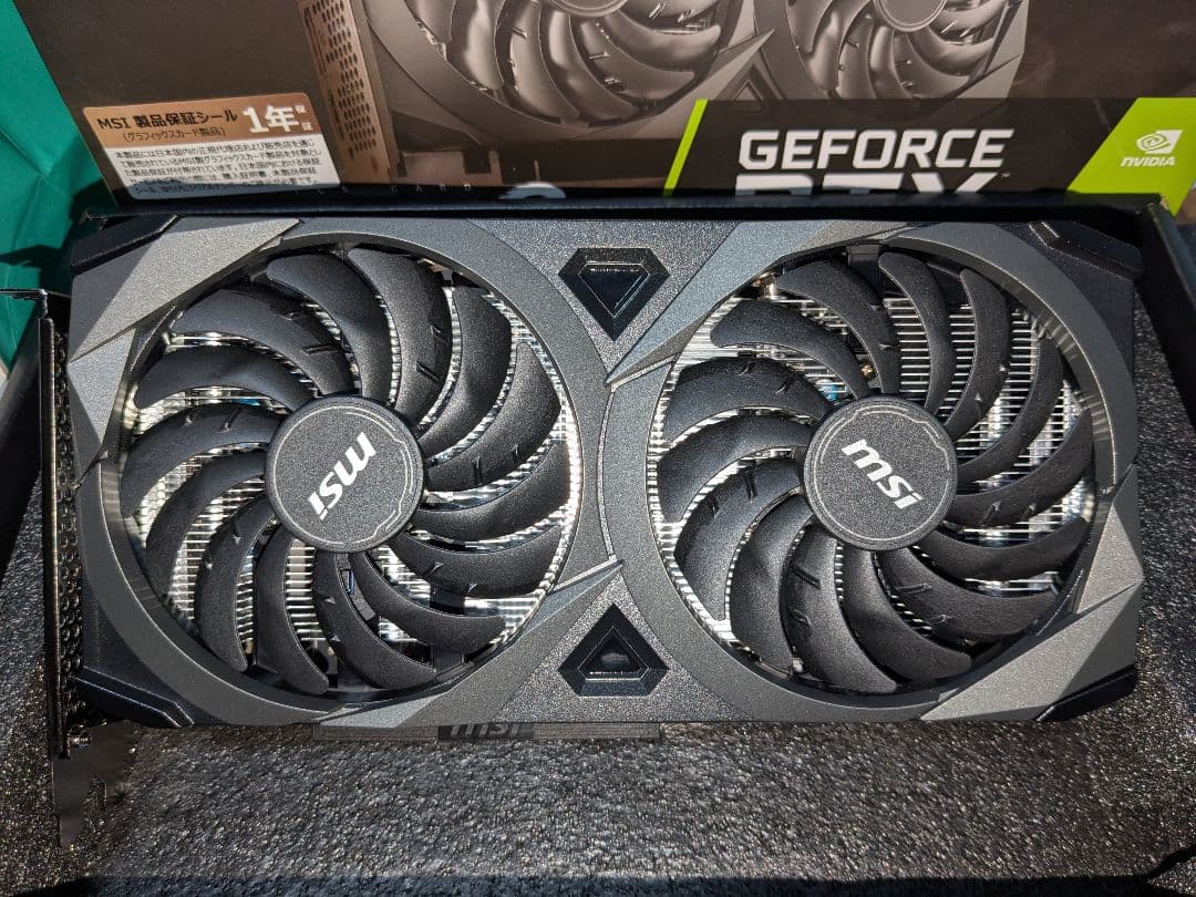 MSI VENTUS 2X GeForce RTX 3060　12gb